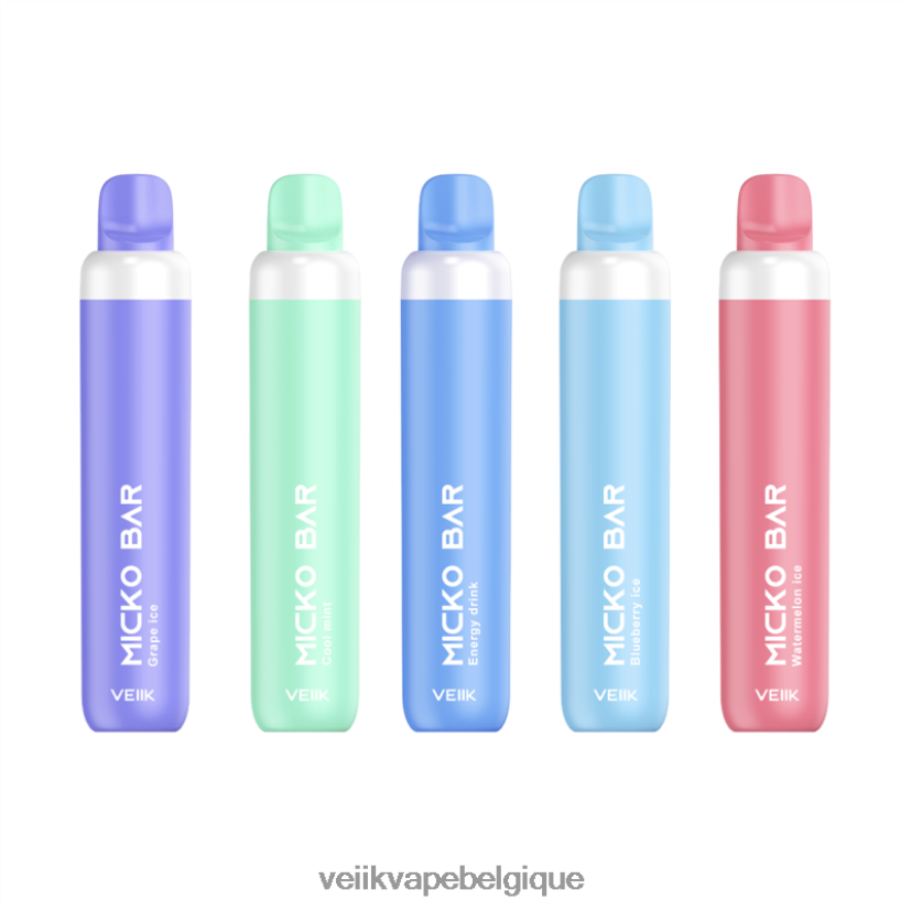 VEIIK Micko Bar vape jetable 1500 bouffées DLHB8829 plusieurs saveurs VEIIK vape review