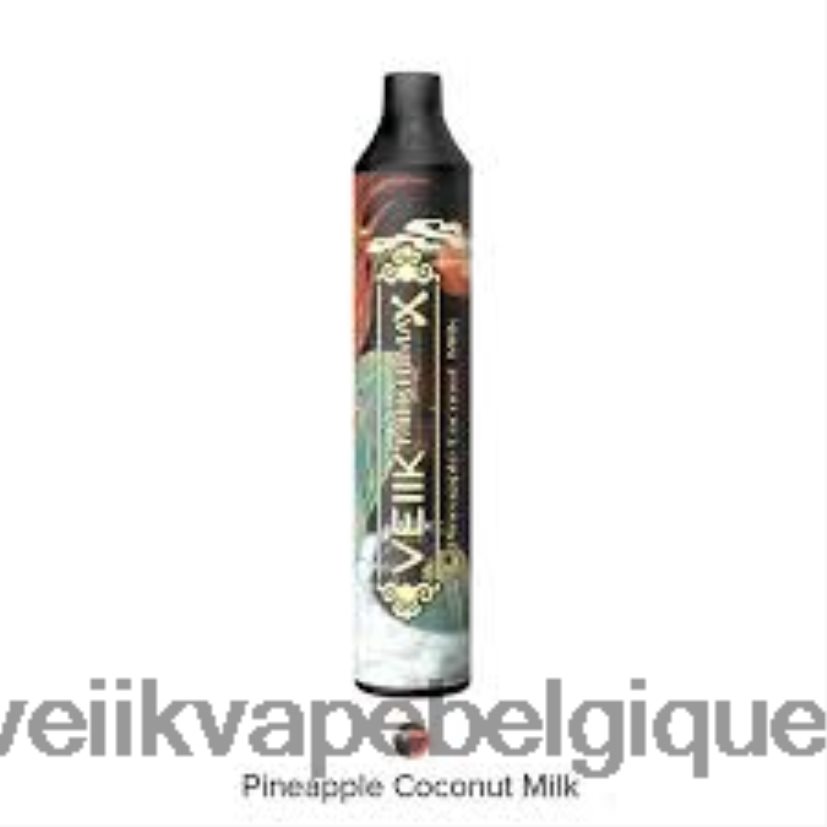 VEIIK Micko MAX vape jetable 1500 bouffées DLHB8844 lait de coco à l'ananas VEIIK vicko belgique
