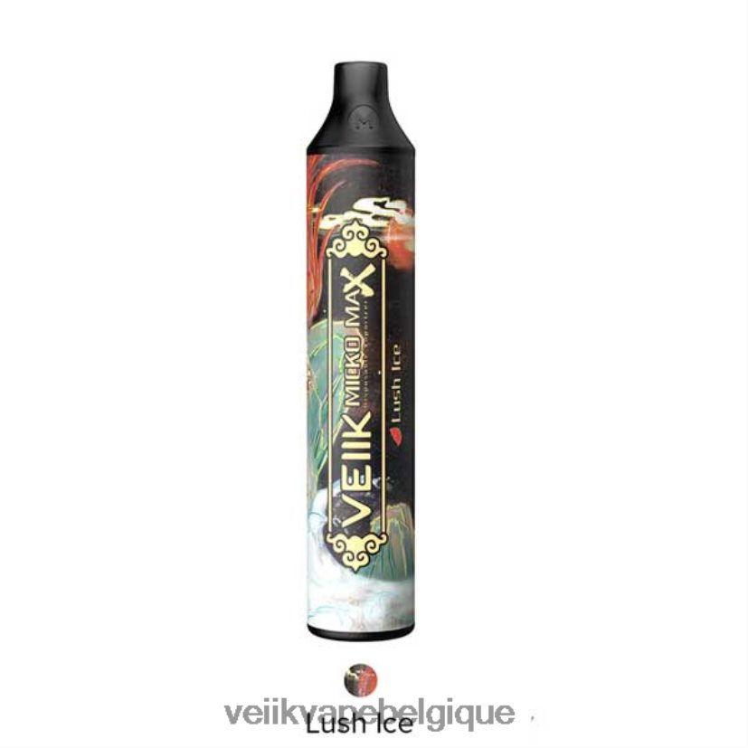 VEIIK Micko MAX vape jetable 1500 bouffées DLHB8845 glace luxuriante VEIIK liquide