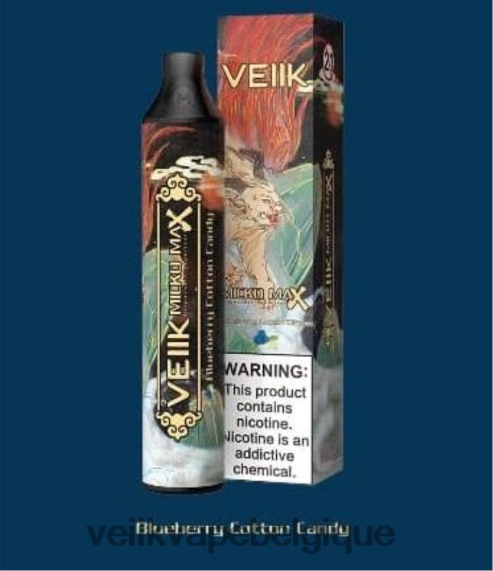 VEIIK Micko MAX vape jetable 1500 bouffées DLHB8846 barbe à papa aux bleuets VEIIK airo kit belgique